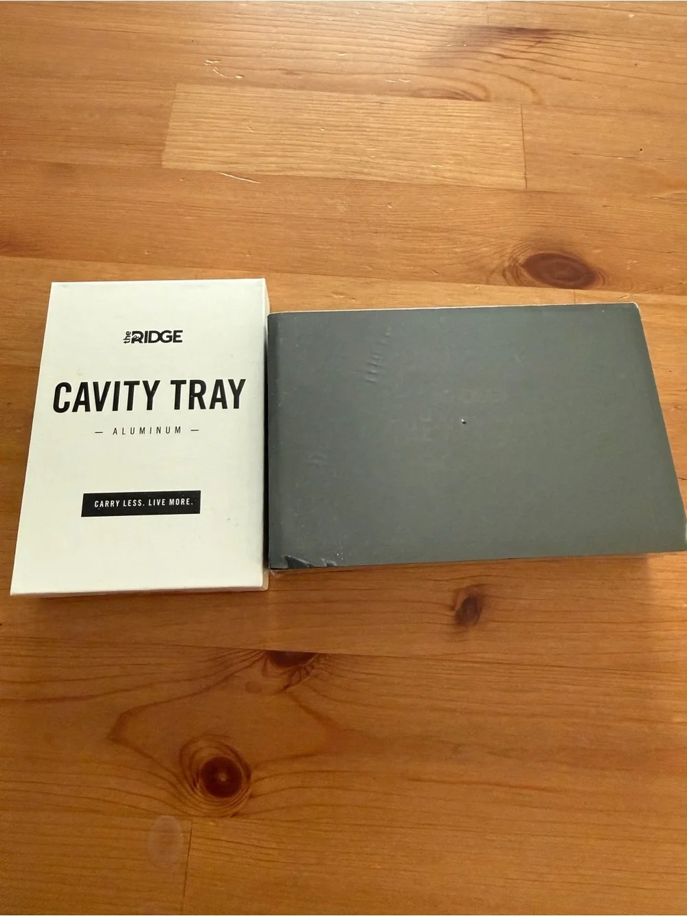 The Ridge THE KEYCASE Aluminum Gunmetal Key Case and Cavity tray NWT